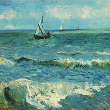 Схема вышивки «морской пейзаж»