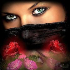 Схема вышивки «волшебный взгляд»