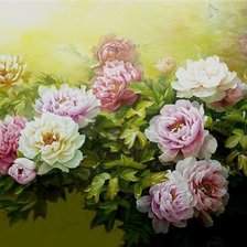 Схема вышивки «Jiang Zongqiang-peonie»