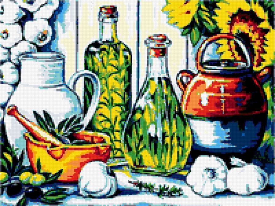 Натюрморт - картина, кухня, натюрморт - предпросмотр