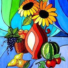 Схема вышивки «Натюрморт»