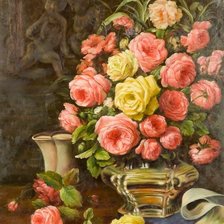 Схема вышивки «цветы»