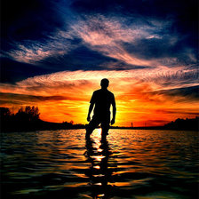 Схема вышивки «Силуэт»