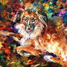 Схема вышивки «L. Afremow - pies»