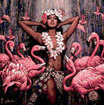 Схема вышивки «ВОСТОЧНАЯ ДЕВУШКА,»