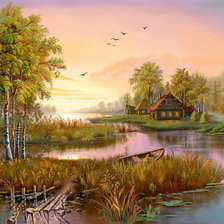 Схема вышивки «серия "осень"»