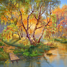 Схема вышивки «серия "осень"»