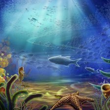 Схема вышивки «дно морское»