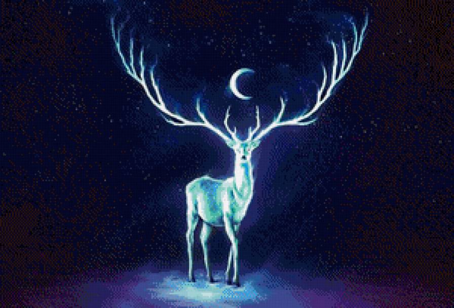 Олень - олень, фэнтези - предпросмотр