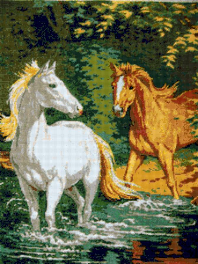 переправа - кони - предпросмотр