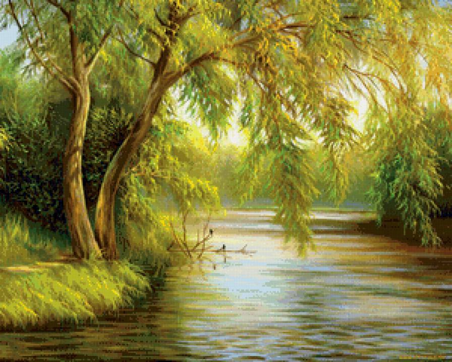 Ивушка - природа, пейзаж - предпросмотр