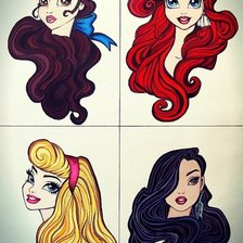 Схема вышивки «Красавицы»