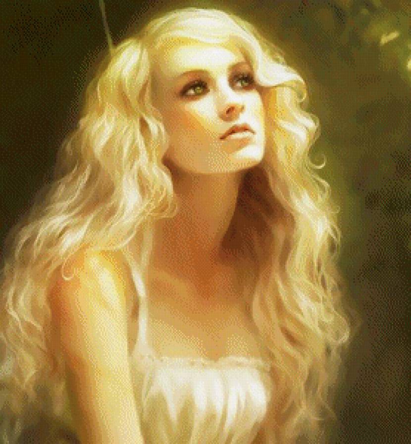 Девушка - фэнтези, красавица - предпросмотр