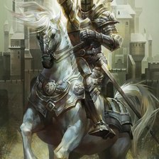 Схема вышивки «Рыцарь»