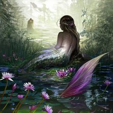 Схема вышивки «Русалочка»