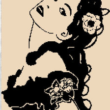 Схема вышивки «цыганка»