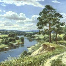 Схема вышивки «природа»