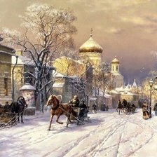 Схема вышивки «Московские дворики 2»