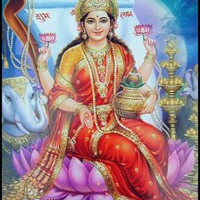 Схема вышивки «богиня богатства»