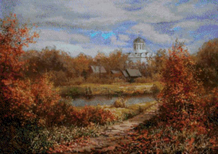 Olga Didyk - pejzaz, jesien - предпросмотр