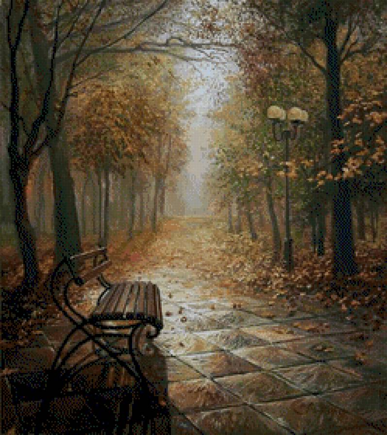 Olga Didyk - park, pejzaz, jesien - предпросмотр