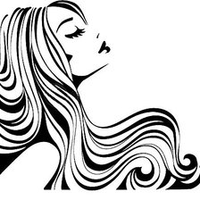 Схема вышивки «девушка»