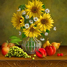 Схема вышивки «натюрморт»