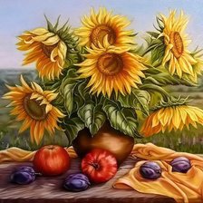 Схема вышивки «натюрморт»