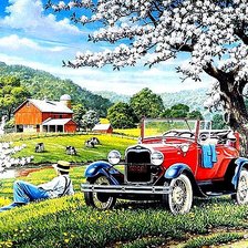 Схема вышивки «Весна»