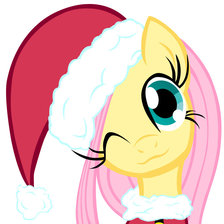 Схема вышивки «Мой Маленький пони, Флатершай- санта»