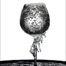 Схема вышивки «бокал с водой»