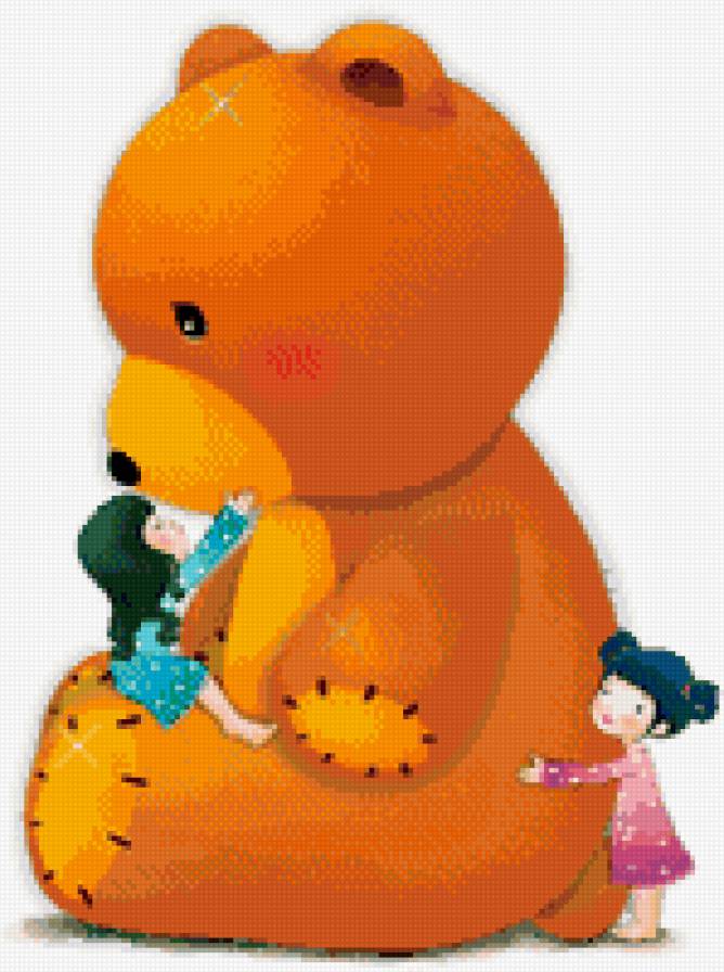 Мишкина любовь - медведь, дети, милый, мишка, игрушка - предпросмотр