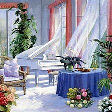 Схема вышивки «Утренний ветерок»