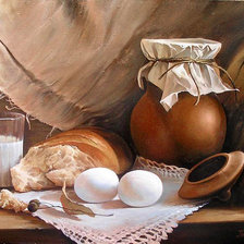 Схема вышивки «Деревенский завтрак»