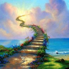 Схема вышивки «лестница»