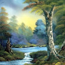 Схема вышивки «Речка»