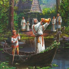 Схема вышивки «приношение»