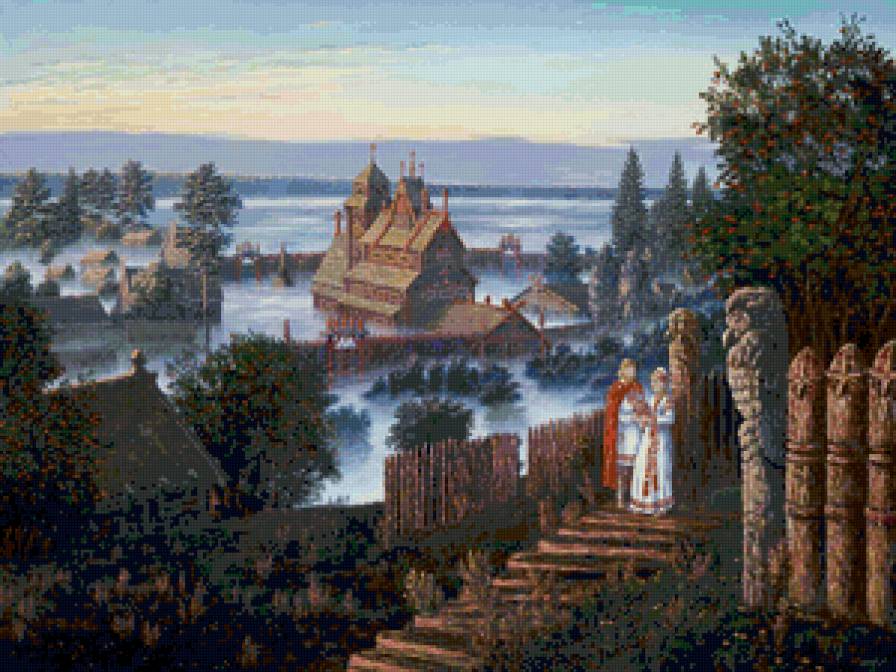 +Утро. Храм Рода и Макоши - предпросмотр