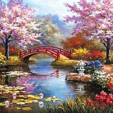 Схема вышивки «Сказочный садик»