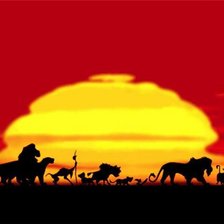 Схема вышивки «король лев»