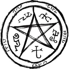 Схема вышивки «ловушка для демонов»