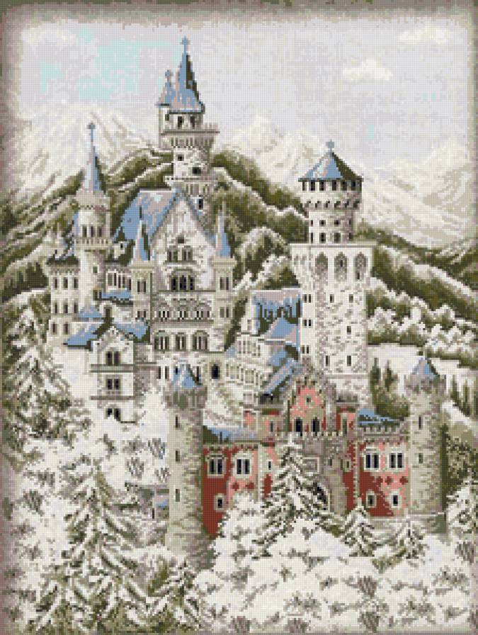 замок - природа, лес, замок - предпросмотр