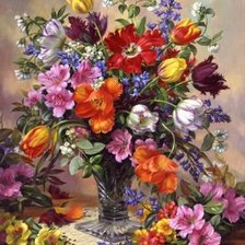 Схема вышивки «kwiaty»