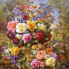 Схема вышивки «kwiaty»