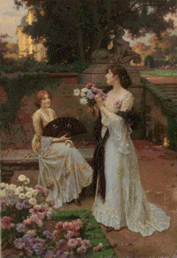 Девушки - сад, девушка - предпросмотр