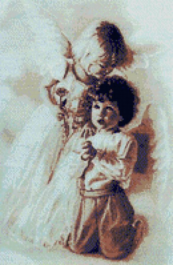 молитва ангелов - ангелы, дети - предпросмотр