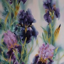 Схема вышивки «Ирисы»