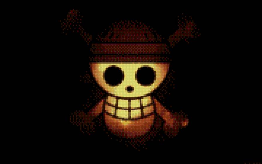 one piece флаг - one piece, аниме, пираты - предпросмотр