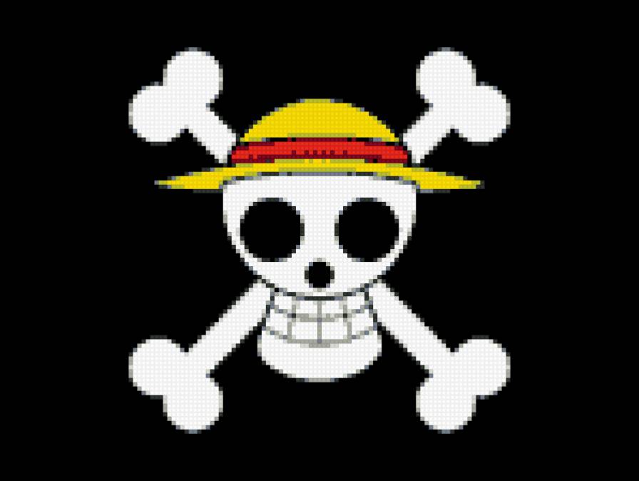 one piece флаг 1 - one piece, аниме, пираты - предпросмотр