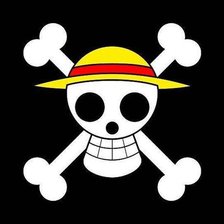 Схема вышивки «one piece флаг 1»